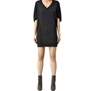 All Saints Elwar Panel Merino Wool Sweater‎ Dress Tunic Women's Size Smal…